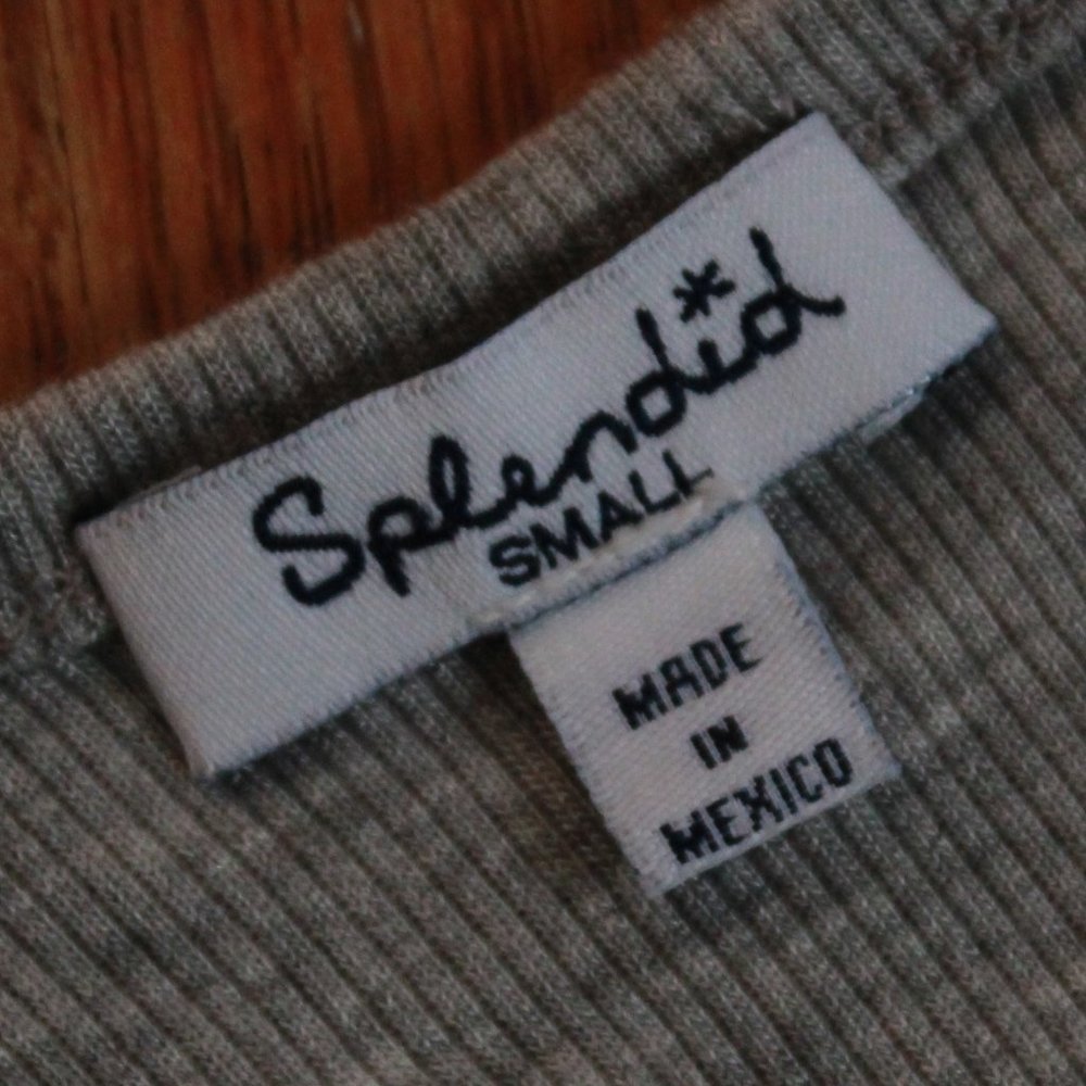 Splendid Ribbed Tank Top - Picture 2 of 4